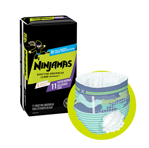 Ninjamas |   Sous-vêtements absorbants pour les fuites nocturnes - S/M - Product Image 2