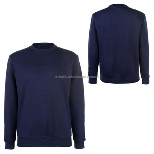 Top informal de invierno para hombre, nueva Sudadera de cuello redondo de algodón y poliéster, sudadera cálida de felpa de varios colores sólidos, Sudadera con capucha versátil - Product Image 3