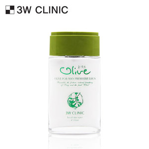 Lotion pour le visage pour hommes 3W Clinic Olive 150 ml, émulsion pour hommes - Product Image 1