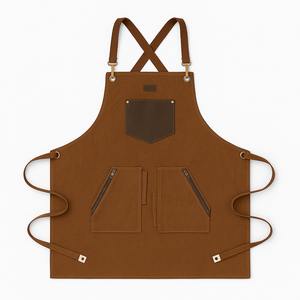 Nuevo Diseño de Moda, Delantal de Chef de Lona Resistente y Reutilizable sin Mangas, con Logotipo Personalizado en Algodón - Product Image 3