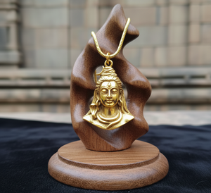 925 argent rhodium lien chaîne collier 24K plaqué or Animal Natraja Shiva pendentif minimaliste spirituel cadeau pour les femmes unisexe - Product Image 5