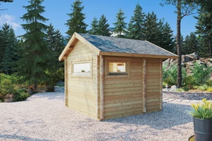 Cabine de sauna extérieure alpine panoramique |   Sauna en bois naturel pour <span class=keywords><strong>spa</strong></span> de jardin avec vue sur la <span class=keywords><strong>montagne</strong></span> - Product Image 3