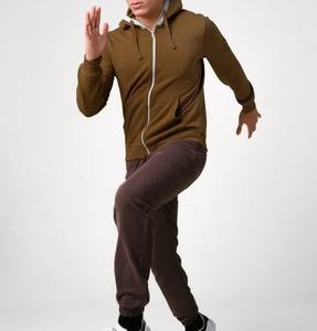 Sudadera con capucha para hombre de la mejor calidad de doble capa de alta calidad con precio razonable Producto superior Cremallera completa Manga larga con dos bolsillos - Product Image 4