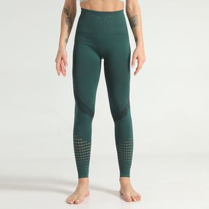 Mallas de Yoga de secado rápido de cintura alta para mujer, pantalones deportivos ligeros sin costuras de alta elasticidad, diseño deportivo - Product Image 4