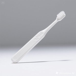 Cepillo de dientes blanco minimalista SoftBristle, mango ergonómico con diseño en relieve para un cuidado bucal suave 100 Box - Product Image 4