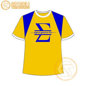 Venta al por mayor Sigma Gamma Rho mujeres camiseta hermandad ropa algodón Jersey alta calidad transpirable camiseta mujeres ropa griega - Product Image 5