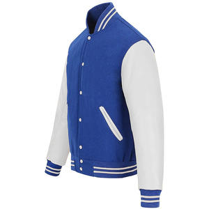 Chaqueta Varsity de alta calidad para hombre, elegante lona de algodón, nuevo diseño, cuello levantado para equipo escolar o béisbol universitario - Product Image 2
