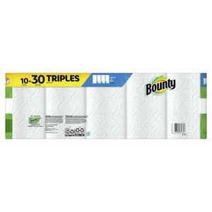 Bounty Select-A-Size White Kitchen Paper <b>Towels</b> 10 Triple Rolls 3-Ply Toilets Tissue - Product Image 6