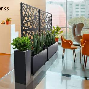 Caja de maceta de jardín con cama elevada de metal de acero de primera calidad, camas de cultivo al aire libre para macetas de flores vegetales - Product Image 1