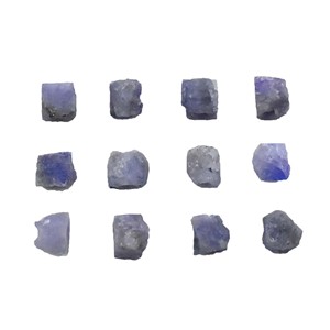 Tanzanite หินอัญมณีธรรมชาติหยาบหยาบหยาบแบบหลวมขนาด8-10มม. เจาะพลอยแฮนด์เมดสำหรับทำเครื่องประดับของขวัญสำหรับ - Product Image 1