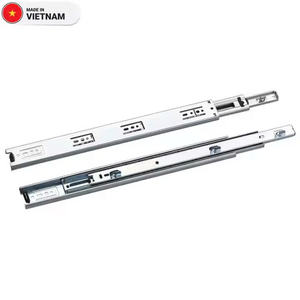 Aodeli Glissières de tiroir plaquées zinc Boule en acier extension complète pour armoires de cuisine et de salle de bain - Product Image 1