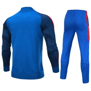 Top Custom Diseña tu propio chándal ropa deportiva de poliéster de alta calidad para bolsillos con cremallera para hombre chándal para hombre 100% poliéster - Product Image 3