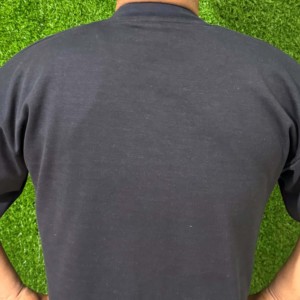 เสื้อยืดคอตตอนแท้ 100% คุณภาพสูง ตัดเย็บตามสั่ง สำหรับผู้ชาย พร้อมโลโก้และสีที่กำหนดเอง ผ้าถักสีพื้น - Product Image 5