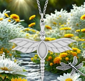Superior Quality Dragonfly Simple 925 Sterling <b>Silver</b> 35x42mm Pendant Charm Factory Price Made in India Xmas Gift For <b>Women</b> - Product Image 1