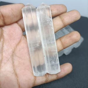 Cuarzo Claro Natural de 3 Pulgadas, Cristal Pulido en Forma de Lápiz, Piedra Preciosa Curativa para Reiki, Meditación, Energía, Decoración del Hogar, Regalo - Product Image 3