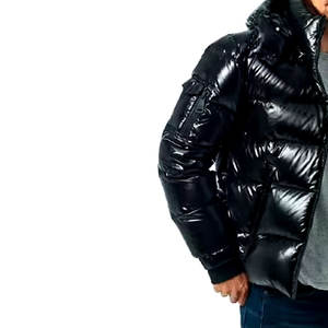 Chaqueta acolchada para hombre de calidad superior de gran venta con nuevo diseño de cremallera pesada y plumón de burbujas: una nueva adición elegante - Product Image 6