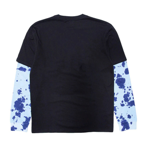 เสื้อยืดผ้าฝ้าย100% สำหรับผู้ชายเสื้อผ้าลำลองพิมพ์ลายทรงหลวมสองชั้นดีไซน์ใหม่สำหรับฤดูร้อน - Product Image 5