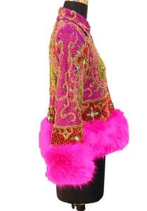 Chaqueta bohemia de piel sintética para mujer, traje elegante Vintage para invierno - Product Image 2