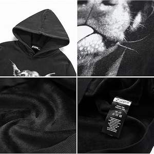 OEM personalizado 100% de alta calidad para hombre de gran tamaño Sudadera con capucha Unisex gráfico algodón poliéster 280 a 320 GSM - Product Image 5