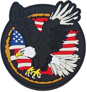 Parches de Goma PVC 3D Personalizados con Diseños de Corazón, Flores y Letras Inglesas para Ropa, Sombreros y Bolsos (Tamaños Personalizados Disponibles) - Product Image 1