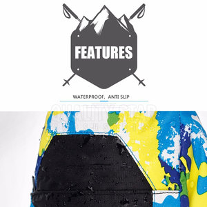 Good Quality Snowboard Gloves Wholesale Custom Made Winter Warm Thickened Warm Waterproof Men <b>Ski</b> Gloves - Product Image 6