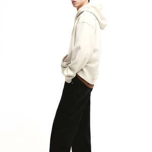 Pull à capuche personnalisé de luxe de haute qualité Heavyweight Premium 100% coton Drop Shoulder Men Hoodies - Product Image 5