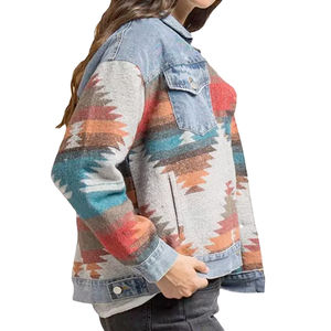 Chaqueta de Invierno de PU con Bordado Floral para Mujer, Diseño Único, Corte Regular, Secado Rápido, Transpirable y Moderna - Product Image 4