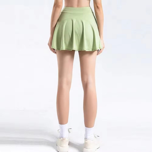 กระโปรงสั้นใส่เล่นเทนนิสแบบลำลองเอวต่ำสำหรับผู้หญิงกระโปรงออกกำลังกายกลางแจ้งสำหรับวิ่งในฤดูร้อน - Product Image 5