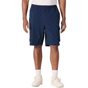 กางเกงคาร์โก้ขาสั้นผ้าคอตตอนสำหรับผู้ชายกางเกงขาสั้นทรงหลวมระบายอากาศแนวสตรีทสีทึบสำหรับใส่กลางแจ้งใส่ในฤดูร้อน - Product Image 4