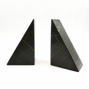 Reliable Manufacturer Decorative Marble Bookends For Minimalist Homes Offering Functional Support And Visual Appeal - Product Image 2