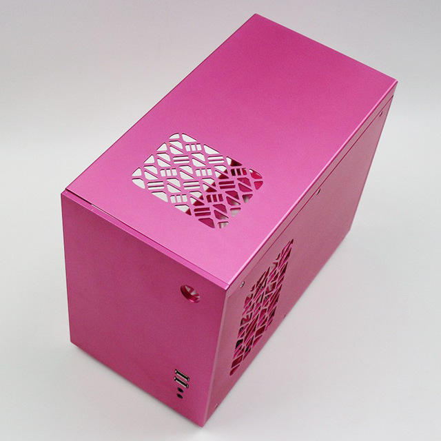 Factory Oem Odm Mini Pc Case Gaming Control Computer Industrial Chassis Aluminium Extruded Enclosure Junction Box for Itx Pcb