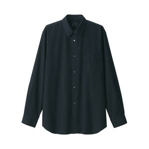 เสื้อเชิ้ตผ้าฝ้าย 100% แบบอ็อกซ์ฟอร์ดสีพื้นสำหรับผู้ชาย ฤดูร้อน 2026 เสื้อเชิ้ตแขนยาวลำลองทรงปกติ ออกแบบได้ตามต้องการ ใส่ได้ทุกฤดู - Product Image 1