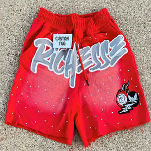 Short cargo vintage personnalisé en molleton de coton 100% délavé à l'acide pour hommes Streetwear sublimé pour hommes Super september 2024 - Product Image 5