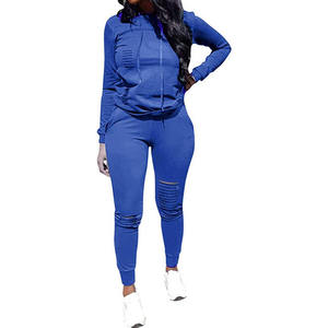 Survêtements de haute qualité personnalisés en couleur unie pour femmes, tissu respirant, collection d'hiver, prix bas - Product Image 5