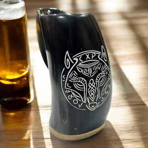 Taza de cuerno de búfalo hecha a mano Diseño natural Regalo perfecto para los entusiastas del café y el té Proveedor indio - Product Image 6