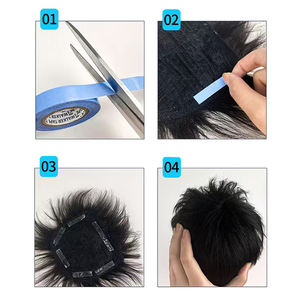 Vente en gros de ruban <span class=keywords><strong>adhésif</strong></span> double face bleu pour <span class=keywords><strong>extension</strong></span> de <span class=keywords><strong>cheveux</strong></span> et ajustement de perruque - Product Image 6