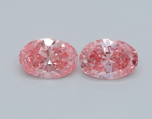 Igi เพชรรูปวงรี1.02 CT FV PK สีชมพูสดใสสำหรับใส่แหวนหมั้น VS1ความชัดเจนสำหรับอัญมณี - Product Image 3