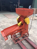 Machine à décortiquer les grains de café en acier inoxydable à moteur, taux de pelage élevé, capacité de 800 kg/h, haute productivité, garantie de 2 ans