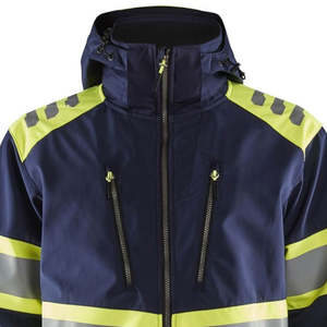 Chaqueta de Seguridad Transpirable e Impermeable con Cuello Alto y Estampado de Letras para Trabajadores de la Construcción, Personalizable, de Alta Calidad - Product Image 6