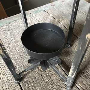 Lanternes en bois rustique et fer noir - Product Image 2