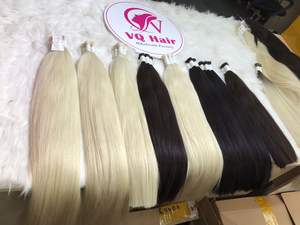 Mejor calidad Jet Black Color VIP Cabello a granel Cabello humano Natural liso para mujeres negras de Vietnam - Product Image 5