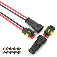 Cáp điện ô tô chuyên nghiệp DJ7021 AMP 1.5 chống nước, đầu nối đực cái, dây dẫn chống nước