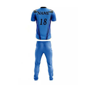 Uniformes de cricket à sublimation personnalisés professionnels pantalon en jersey à col rabattu vêtements de cricket professionnels personnalisés - Product Image 2