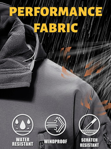 Men's Custom Designed Windbreaker Jacket High Quality Lightweight Nylon Zipper Long Fleece Sports Hooded Softshell <b>Winter</b> Coated - Product Image 2