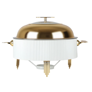 หม้ออุ่นอาหารจานร้อนสำหรับปาร์ตี้รอมฎอนหม้ออุ่นอาหารดีไซน์ทันสมัยทำจากโลหะสแตนเลส - Product Image 3