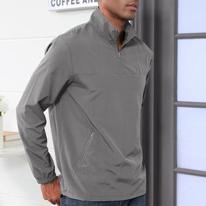 Chaqueta de Hombre con Cierre de Cremallera, Personalizable con Logotipo Impreso o Bordado, Impermeable, Resistente al Viento, de Nailon Grueso de Alta Calidad, Ropa Deportiva a la Moda - Product Image 4