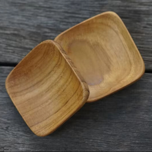 ชุดจานไม้หรูหราและถาดไม้ไผ่สำหรับเสิร์ฟอาหารและขนมระหว่างงานเฉลิมฉลองอย่างสมบูรณ์แบบจากอินเดีย - Product Image 1