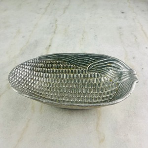 Tazón para Servir Plateado en Forma de Maíz, Vajilla Elegante, Perfecto para Frutas, Bocadillos, Chocolates, Uso en el Hogar y Decoración, de la India - Product Image 3