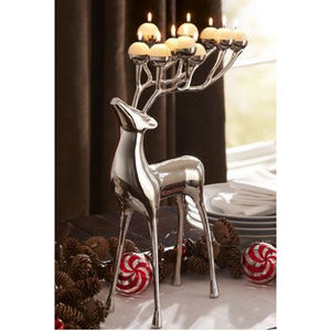 Nouveau chandelier décoratif pour la maison moderne meilleure qualité en métal argenterie renne bougeoir à prix abordable - Product Image 5