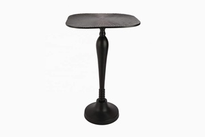 DIOS 2023 Mobilier de maison moderne Table basse en métal noir antique Table d'appoint pour salon - Product Image 2
